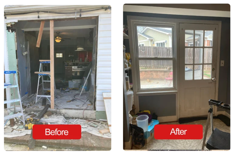 Door installation project by CnC Home Improvement LLC